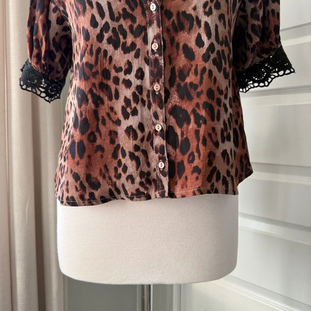 Free People My Love Printed Blouse : Small